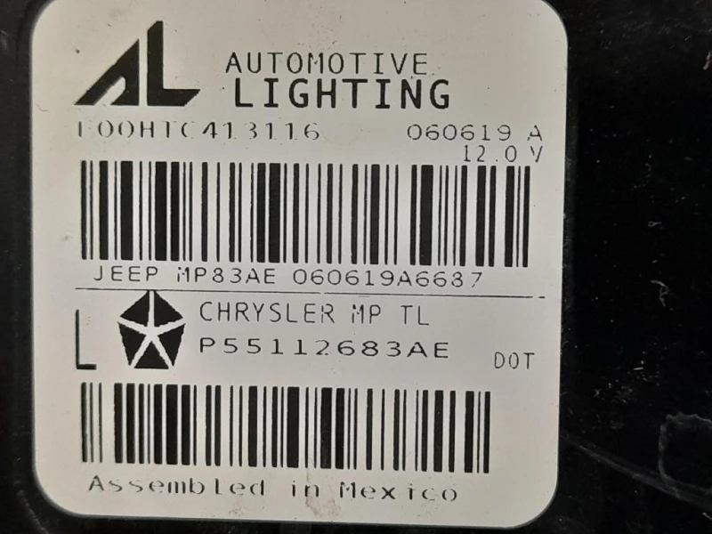 Fanale POST SX 6003TN0059 Jeep Compass III 2017