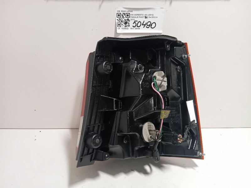 Fanale POST SX 92401-2P520 Kia Sorento III 2012