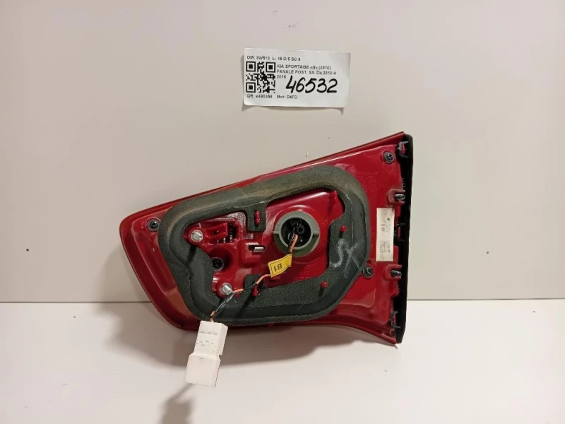 Fanale POST SX 92406-3W510 Kia Sportage III 2010