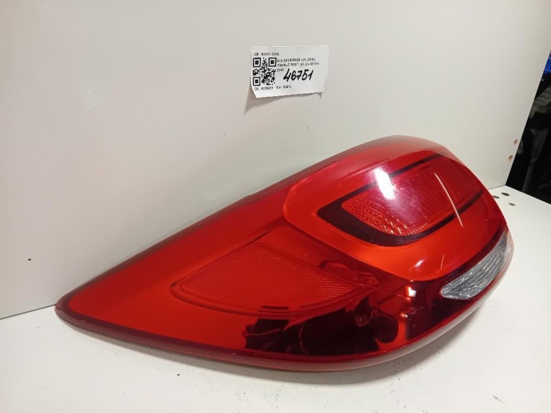 Fanale POST SX 92401-3W5 Kia Sportage III 2010