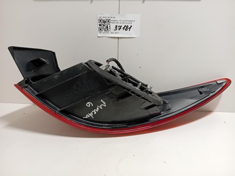 Fanale POST SX GHK1-51150 SX Mazda 6 III 2015