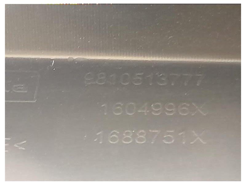 Paraurti ANT 9810513777 Peugeot 208 I 2015