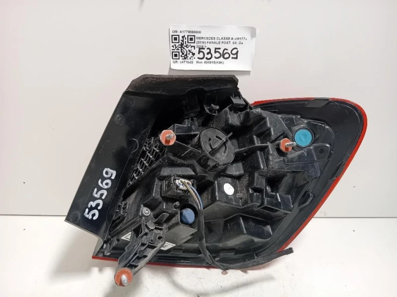 Fanale POST SX A1779068900 Mercedes Classe A W177 2018