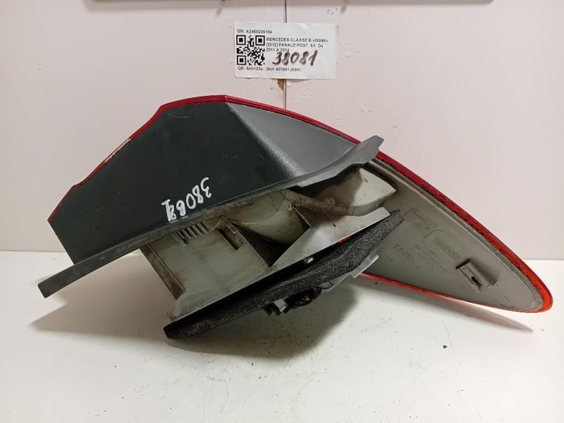 Fanale POST SX A2468200164 Mercedes Classe B W246 2012