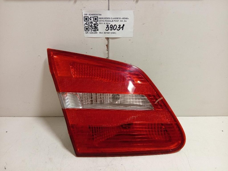 Fanale POST SX A2468200764 Mercedes Classe B W246 2012
