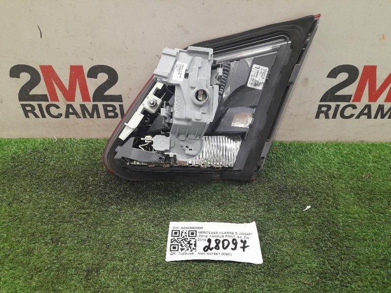 Fanale POST SX A2469068500 Mercedes Classe B W246 2014