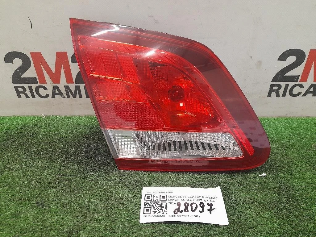 Fanale POST SX A2469068500 Mercedes Classe B W246 2014