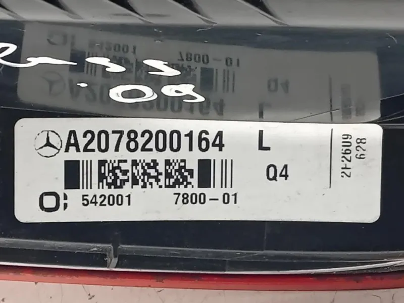 Fanale POST SX A2078200164 Mercedes Classe E C207 Coupé 2010