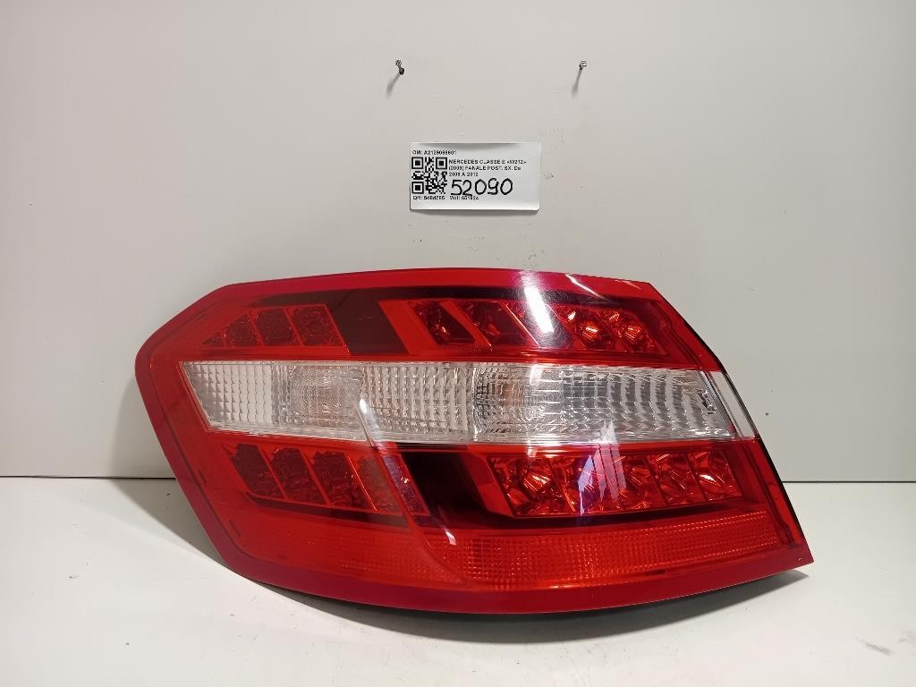 Fanale POST SX A2129066601 Mercedes Classe E W212 2009
