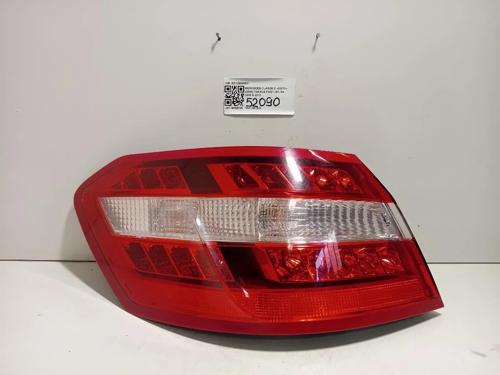 Fanale POST SX A2129066601 Mercedes Classe E W212 2009