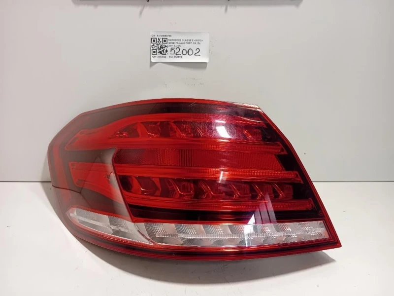 Fanale POST SX A2129060703 Mercedes Classe E W212 2009