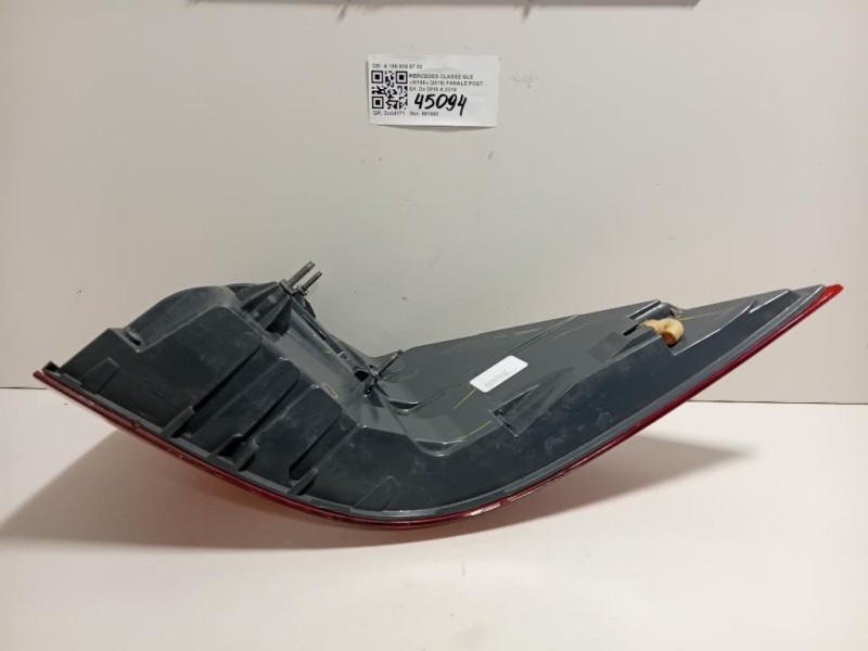 Fanale POST SX A 166 906 57 02 Mercedes Classe GLE W166 2015