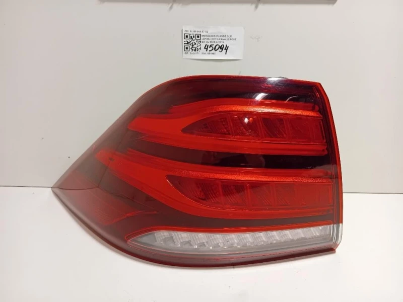 Fanale POST SX A 166 906 57 02 Mercedes Classe GLE W166 2015