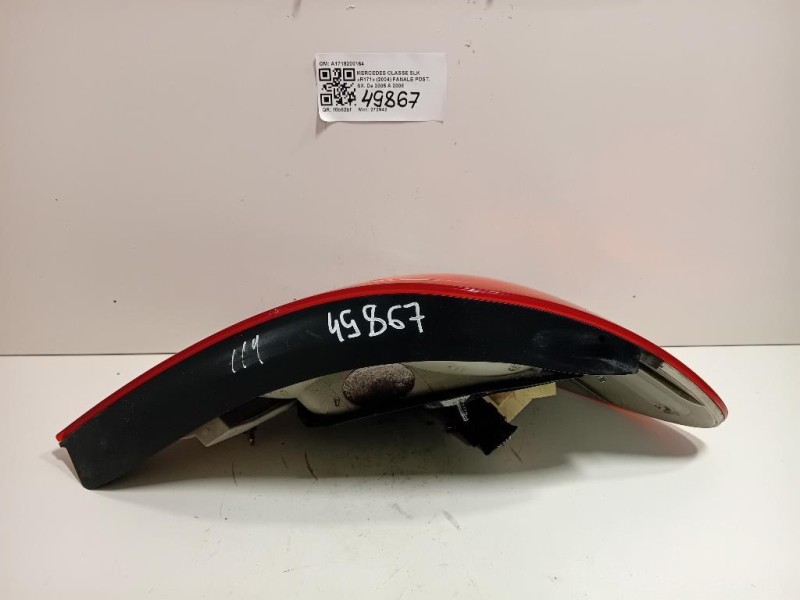 Fanale POST SX A1718200164 Mercedes Classe SLK R171 2004
