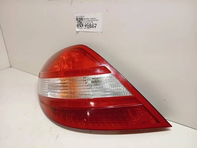 Fanale POST SX A1718200164 Mercedes Classe SLK R171 2004
