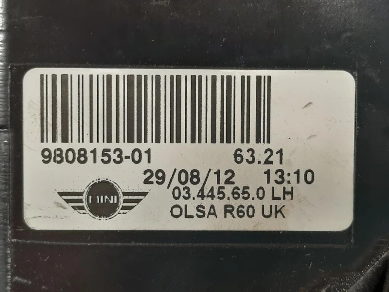 Fanale POST SX 9808153-01 Mini Countryman ONE R60 2014