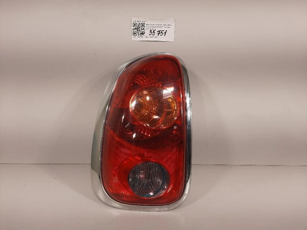 Fanale POST SX 9808153-01 Mini Countryman ONE R60 2014