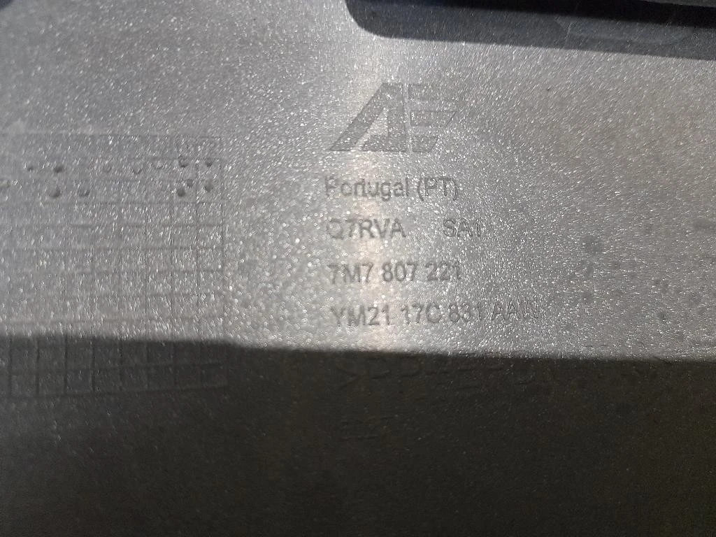 Paraurti ANT 7M7807221 Seat Alhambra 7V9 2001