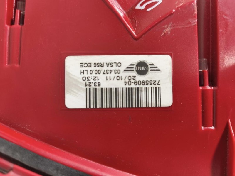 Fanale POST SX 7255909-04 Mini MINI Cooper R56 2007