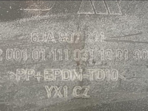 Paraurti ANT 6JA 807 221 Seat Toledo KG3 2013