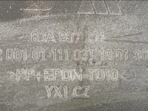 Paraurti ANT 6JA 807 221 Seat Toledo KG3 2013