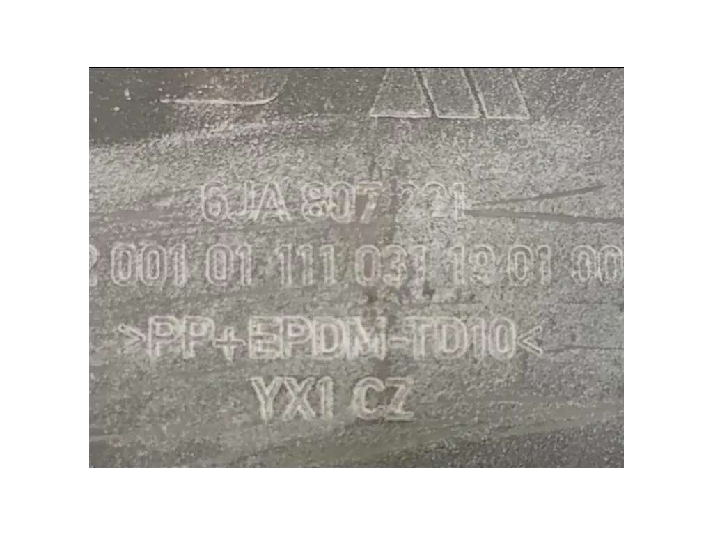 Paraurti ANT 6JA 807 221 Seat Toledo KG3 2013