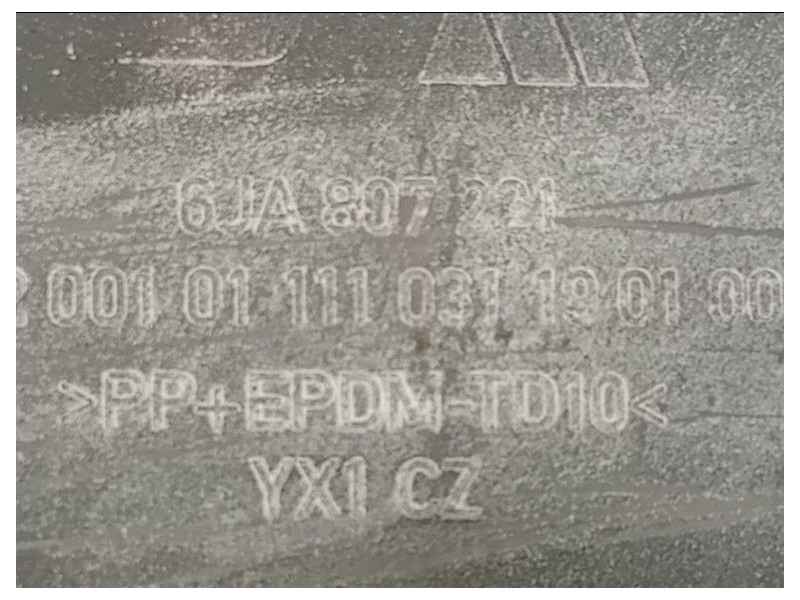 Paraurti ANT 6JA 807 221 Seat Toledo KG3 2013