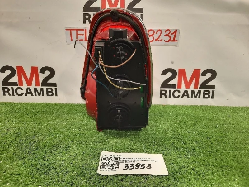 Fanale POST SX 7255911-05 Mini MINI Cooper R57 Cabrio 2007