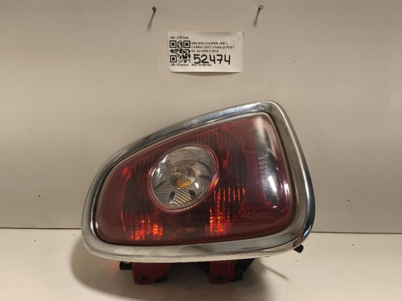 Fanale POST SX 2757009 Mini MINI Cooper R57 Cabrio 2007