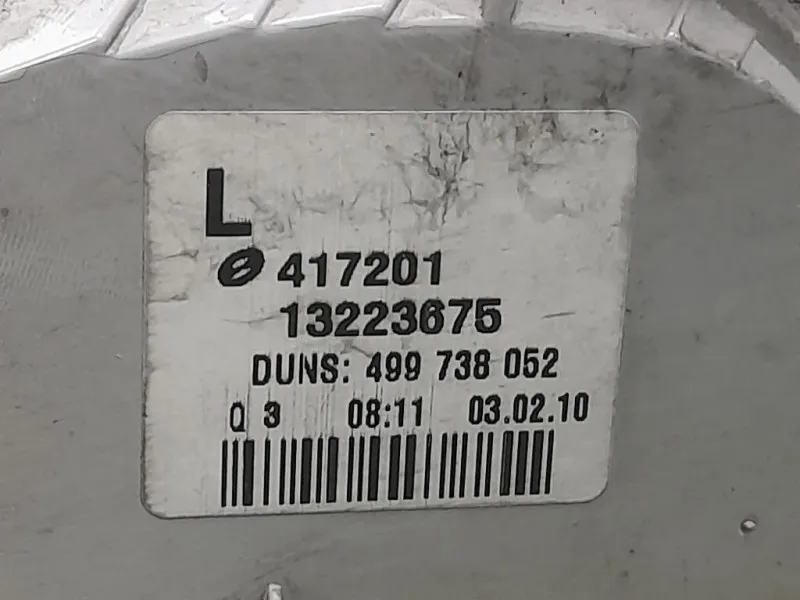 Fanale POST SX 417201 Opel Astra H SW 2005