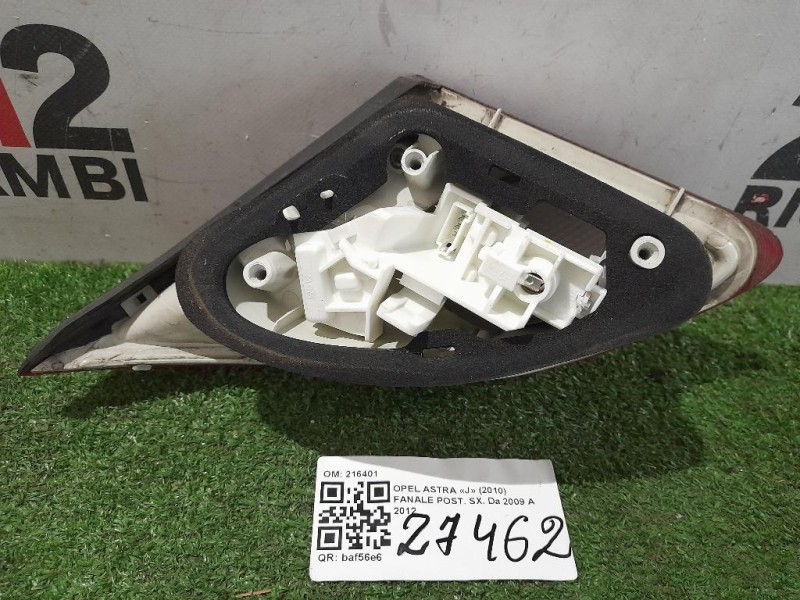 Fanale POST SX 216401 Opel Astra J 2010