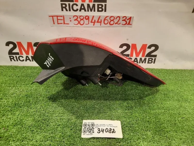 Fanale POST SX 13314052 Opel Astra J 2012