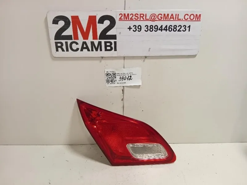 Fanale POST SX 13358077 Opel Astra J 2012