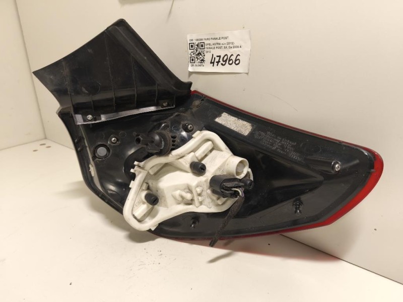 Fanale POST SX 1090098 FARO FANALE POST Opel Astra J 2012
