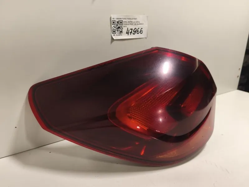 Fanale POST SX 1090098 FARO FANALE POST Opel Astra J 2012