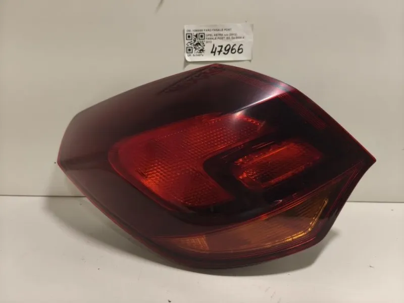 Fanale POST SX 1090098 FARO FANALE POST Opel Astra J 2012