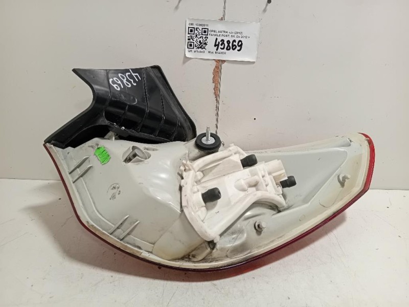 Fanale POST SX 13262011 Opel Astra J 2012
