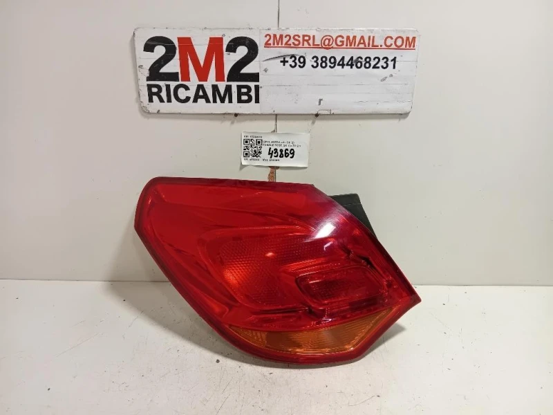 Fanale POST SX 13262011 Opel Astra J 2012