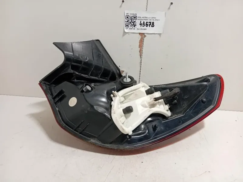 Fanale POST SX 13306459 Opel Astra J 2012