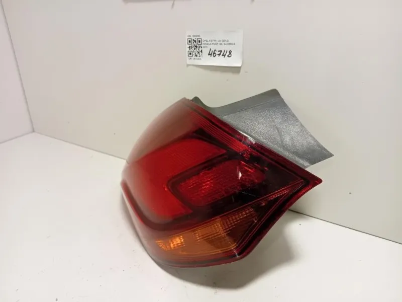 Fanale POST SX 1090098 FARO FANALE POST Opel Astra J 2012
