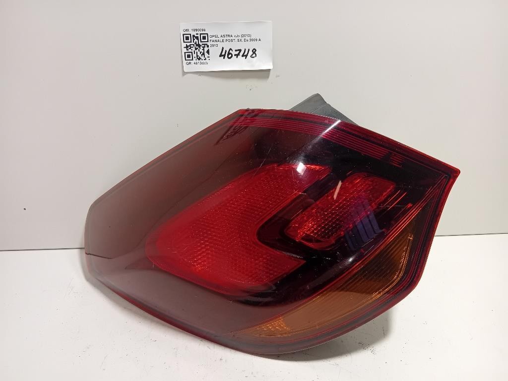 Fanale POST SX 1090098 FARO FANALE POST Opel Astra J 2012