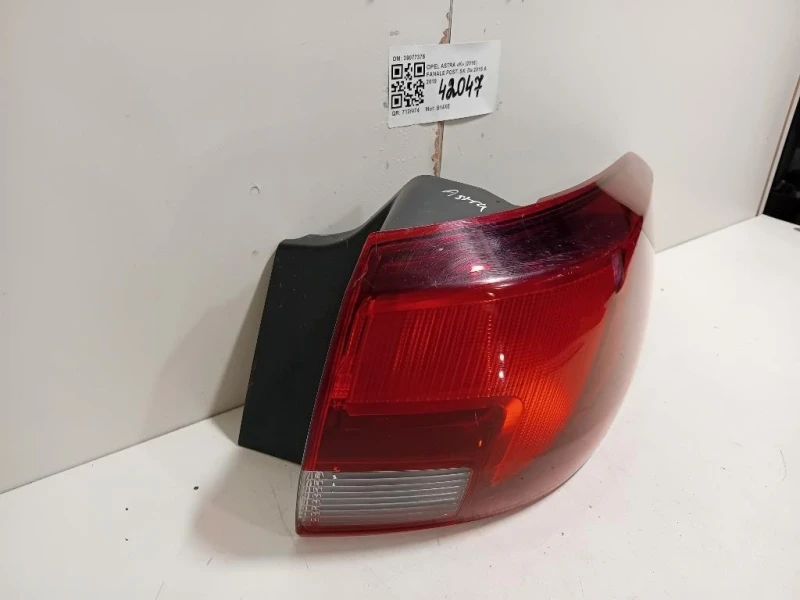 Fanale POST SX 39077375 Opel Astra K 2016
