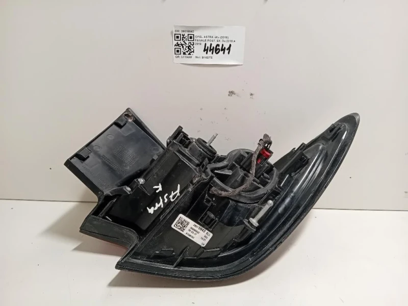 Fanale POST SX 39015943 Opel Astra K 2016