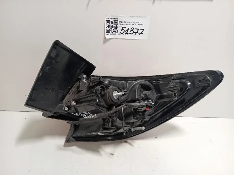 Fanale POST SX 39015943 Opel Astra K 2016