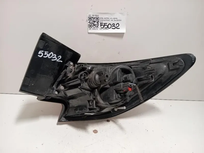 Fanale POST SX 39015943 Opel Astra K 2016