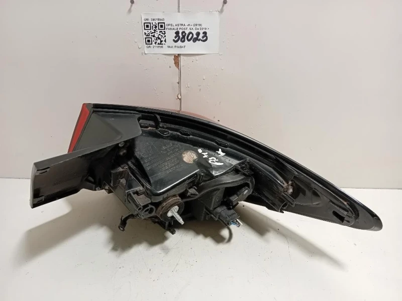 Fanale POST SX 39015943 Opel Astra K 2019