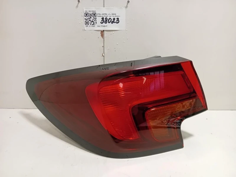 Fanale POST SX 39015943 Opel Astra K 2019