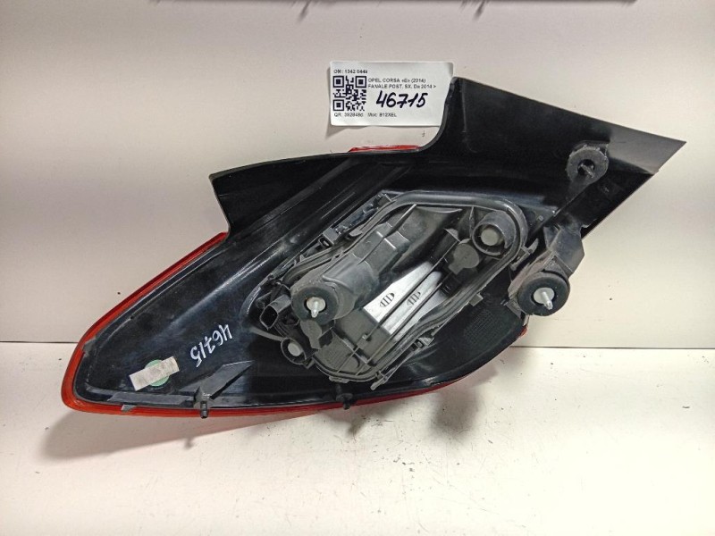 Fanale POST SX 13428448 Opel Corsa E 2014