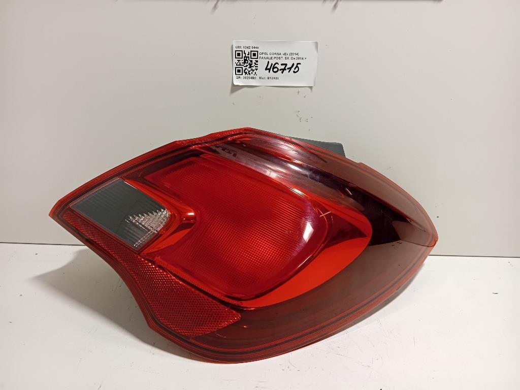Fanale POST SX 13428448 Opel Corsa E 2014