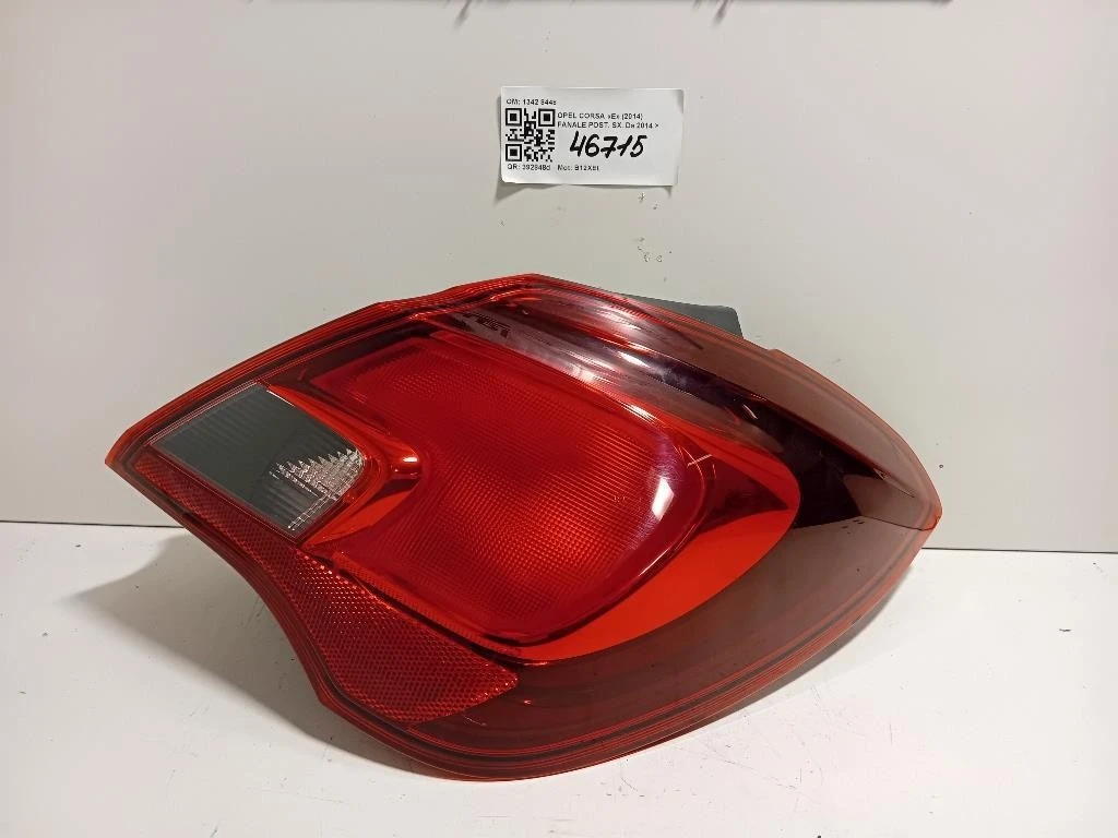 Fanale POST SX 13428448 Opel Corsa E 2014